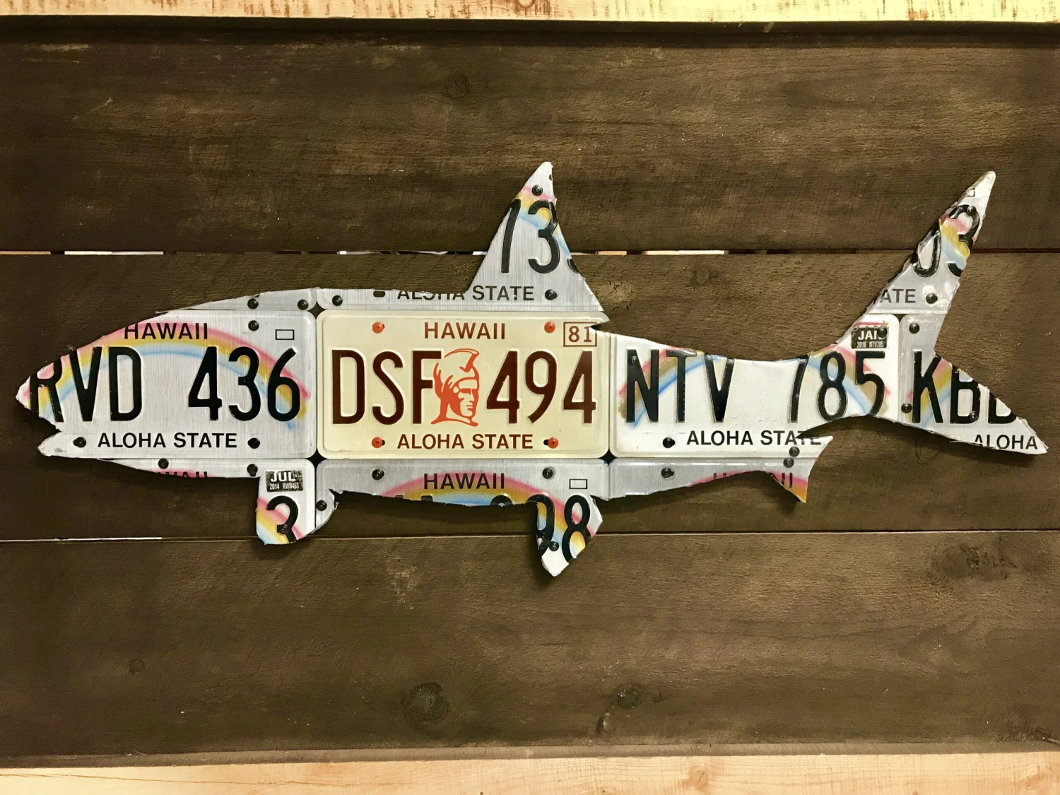 Cody Richardson Art - Hawaii Bonefish License Plate Art 3 Cody Richardson Art - Hawaii Bonefish License Plate Art