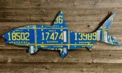 Cody Richardson Art - Bahamas Bonefish License Plate Art
