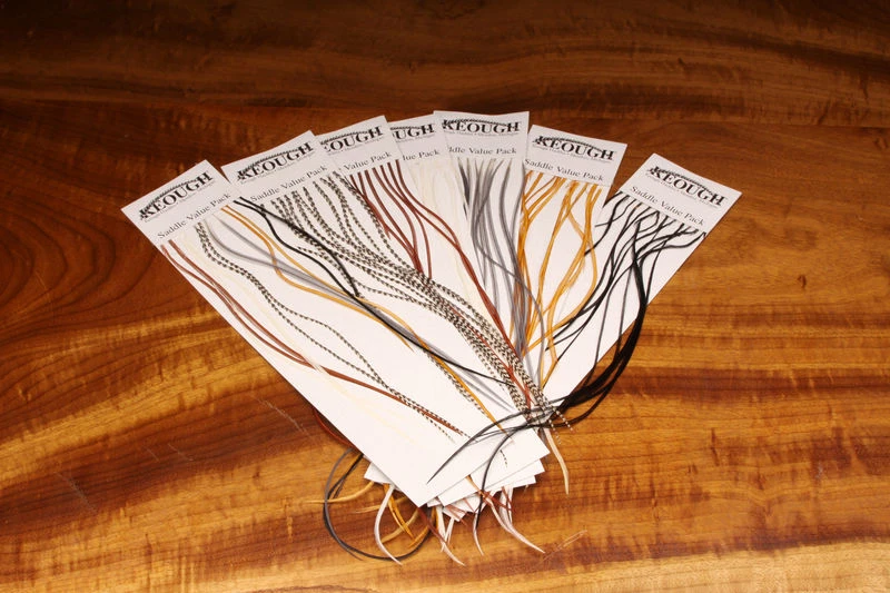 Hareline Keough's Saddle Value Pack 3 Hareline Keough's Saddle Value Pack