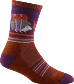 DARN TOUGH WOMENS CRITTER CLUB MICRO CREW LIGHTWEIGHT WITH CUSHION