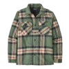 Patagonia Mens Insulated Organic Cotton MW Fjord Flannel Shirt -Simms || Orvis || Patagonia Sales large 20385 FYHG P