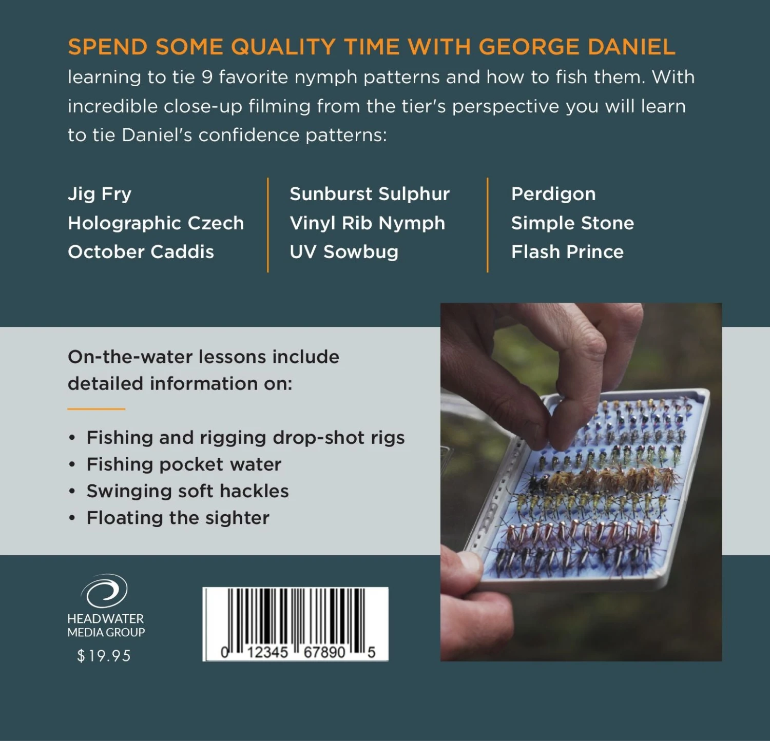 George Daniel Tying And Fishing Favorite Nymphs DVD 4 George Daniel Tying And Fishing Favorite Nymphs DVD - Image 2